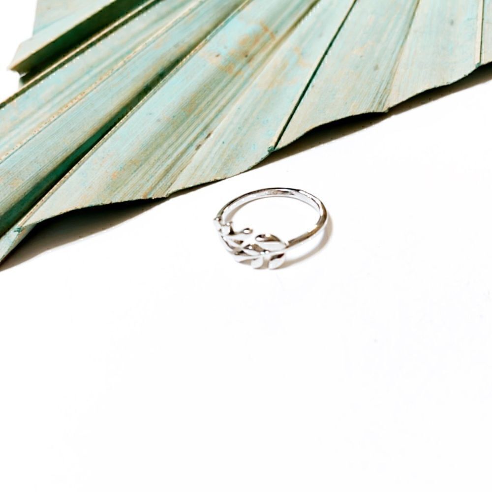 leaf ring  R 291 - Picture 3 of 6